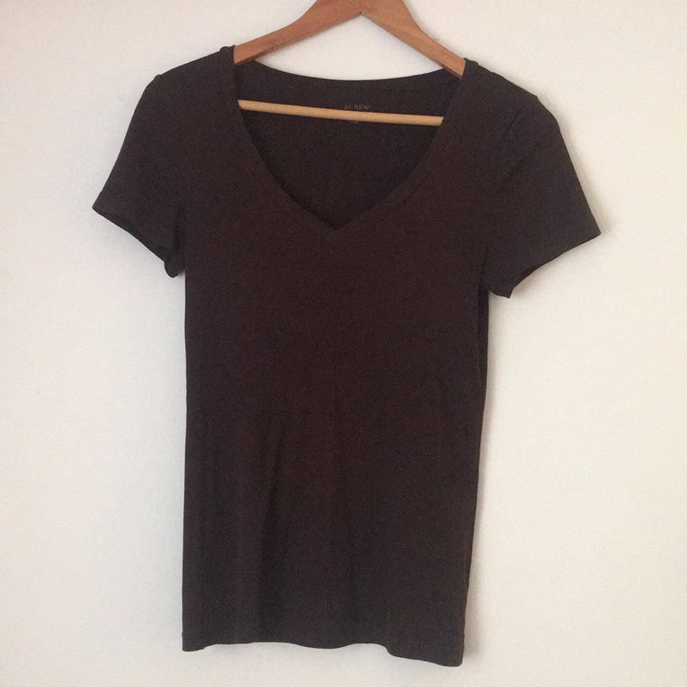 J.Crew Fitted Tee Brown T-shirt